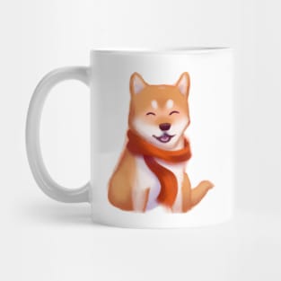 Cute Shiba Inu Drawing Mug